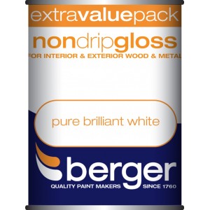 Berger Non Drip Gloss Pure Brilliant White