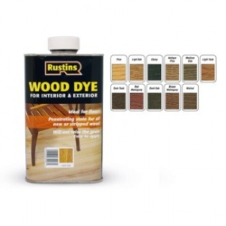 Rustins Interior & Exterior Wood Dye 250ml