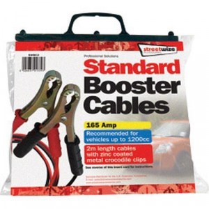 Booster Cable with Metal Crocodile Clips 2m 165Amp