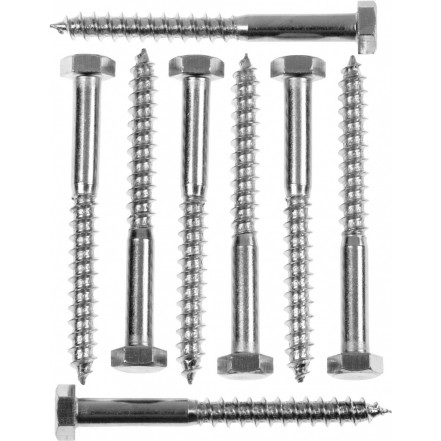 Picardy Zinc Plated Coach Screws