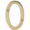 Centurion Door Numeral Brass 3"