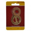 Centurion Door Numeral Brass 3"