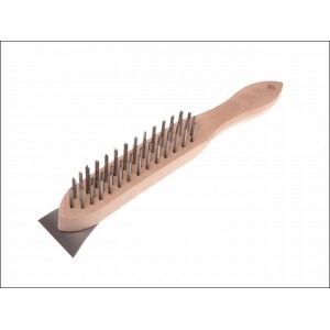 Lynwood 4 Row Wire Brush & Scraper