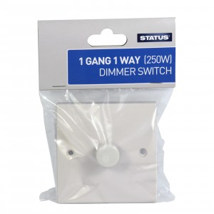 Status Dimmer Switch 1-Gang 1-Way 250W