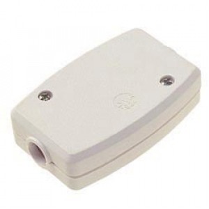 Status 13A, 3 Terminal Fixed Connector, White