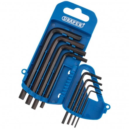 Draper Hex Key Set of 8 - Metric Short Arm