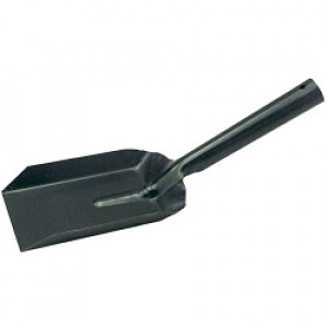 Paradean Black Japanned Metal Coal Shovel