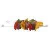 KitchenCraft BBQ Kebab Skewers (Set of 6 Assorted Metal Skewer Sticks)