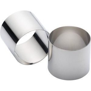 KitchenCraft Cooking Rings Extra Deep Stainless Steel 7 x 6cm (Set of 2)