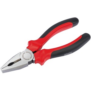 Draper Redline Combination Pliers 165mm with Soft Grip Handles