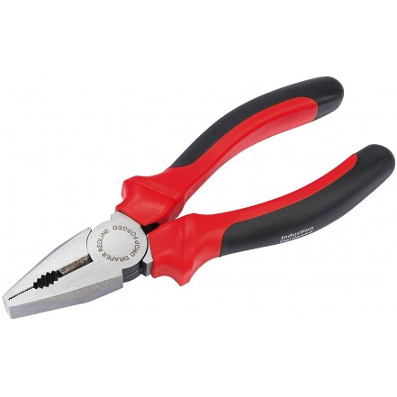 Draper Redline Combination Pliers 165mm with Soft Grip Handles