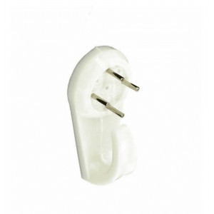 Securit Hard Wall Picture Hooks White (3)