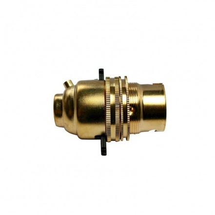 Jegs Push Bar Lampholder Brass