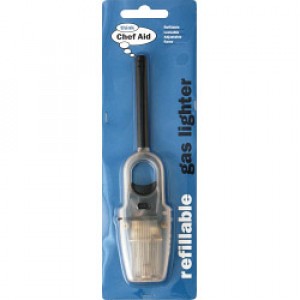Chef Aid Clear Refillable Gas Lighter