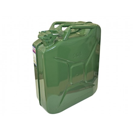 Faithfull Green 20 Litre Steel Jerry Can