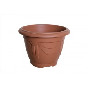 Whitefurze Venetian Round Planter - Terracotta 43cm