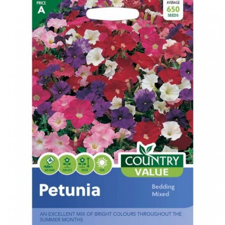 Mr.Fothergill's Petunia Dwarf Bedding Mixed