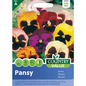 Mr.Fothergill's Pansy Swiss Giant Mixed