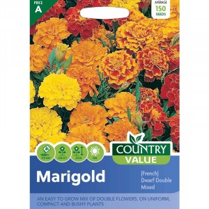 Mr.Fothergill's Marigold (French) Dwarf Double Mixed
