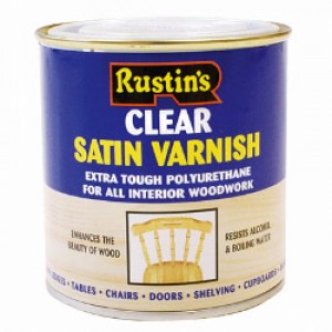 Rustins Polyurethane Satin Varnish 500ml