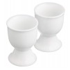KitchenCraft Porcelain Egg Cups 5 x 5 x 7cm - White (Set of 2)