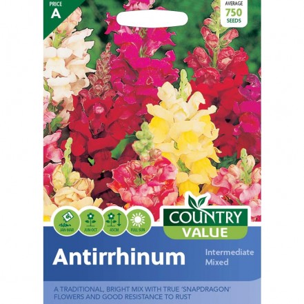 Mr.Fothergill's Antirrhinum Intermediate Mixed