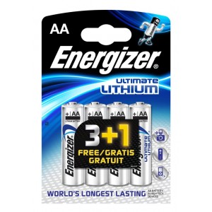 Energizer Lithium AA 4 pack