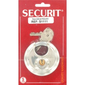 Securit Discus Padlock Stainless Steel