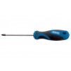 Draper PZ Type Screwdriver with Soft Grip Handles 0 x 75mm