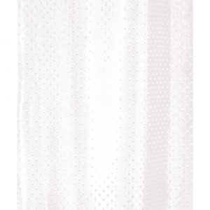 Euroshowers Diamond White 180x180cm Shower Curtain