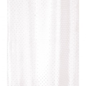 Euroshowers Diamond White 180x180cm Shower Curtain