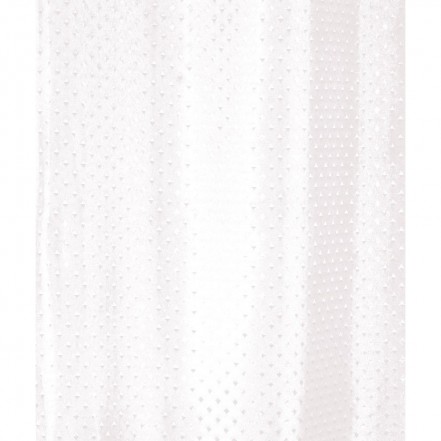 Euroshowers Diamond White 180x180cm Shower Curtain