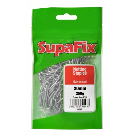 SupaFix Netting Staples Galvanised