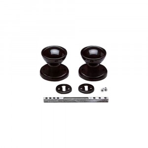 Centurion Knob Set Black Plastic 40mm