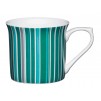 Fluted Bone China Stripe Mug