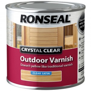 Ronseal Crystal Clear Outdoor Varnish 250ml