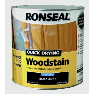 Ronseal Quick Drying Woodstain Satin 2.5L