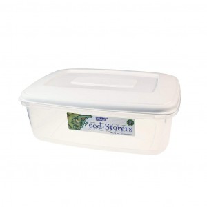 Whitefurze Plastic Food Storage Container Clear 2 Litre