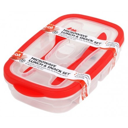 Heat & Eat Lunch Box With Cutlery