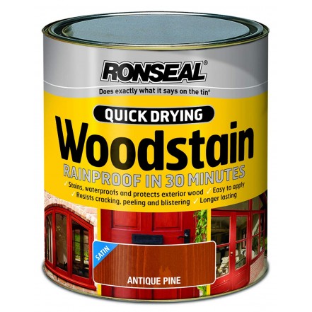 Ronseal Quick Drying Woodstain Satin