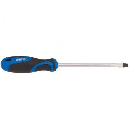 Draper Plain Slot Screwdriver with Soft Grip Handles