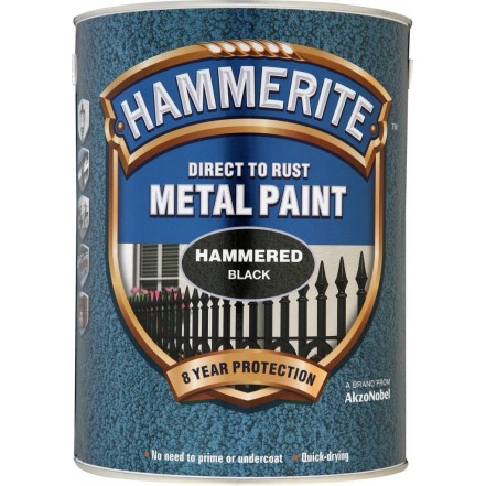 Hammerite Metal Paint Hammered Black