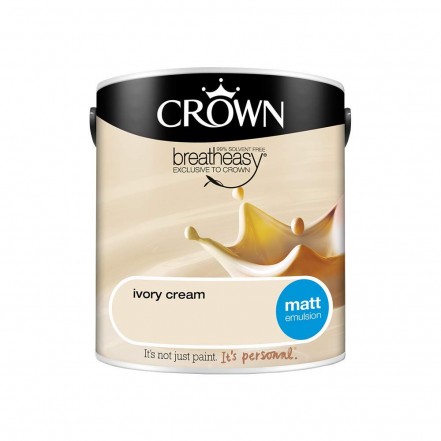 Crown Breatheasy Matt Emulsion 2.5 Litre