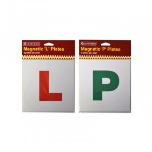 Centurion Magnetic Car Learner Plates Red L