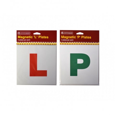 Centurion Magnetic Car Learner Plates Red L